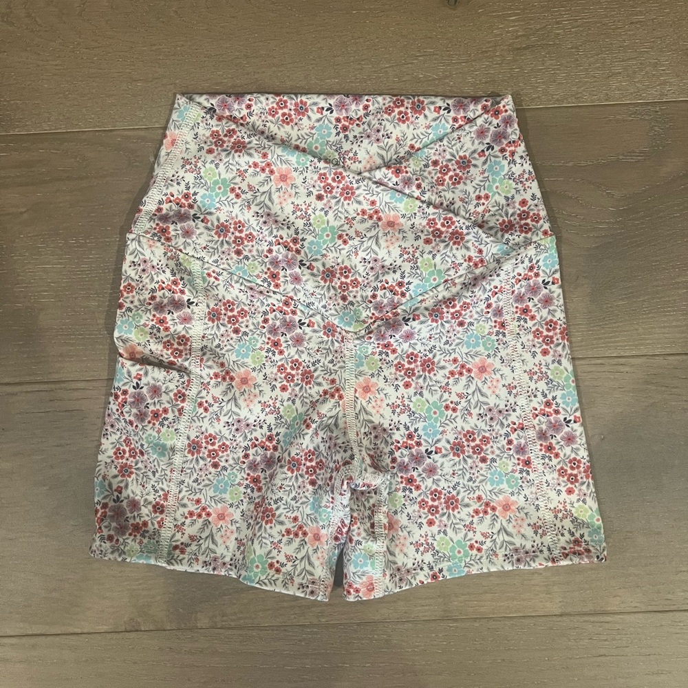 Cute Floral Biker Shorts